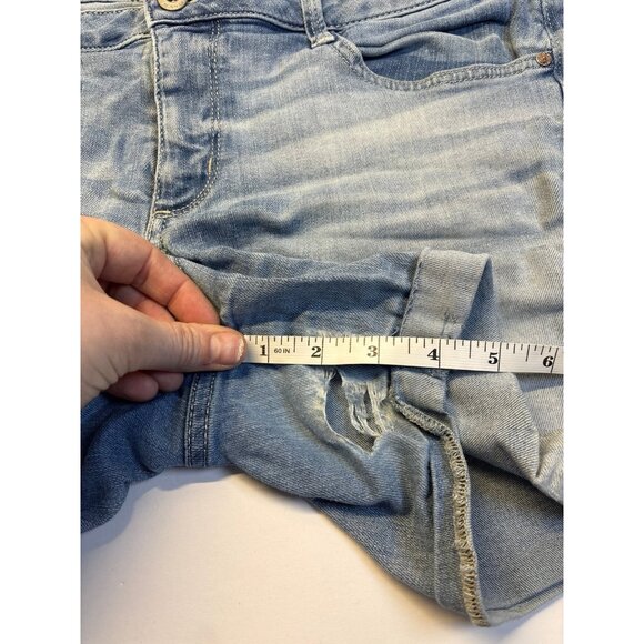 Arizona‎ Blue Denim Jean Shorts (size 13 juniors) Y2K 90s/00s - Picture 6 of 6